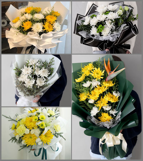 山东莱芜莱城区张家洼街道东王善村白事花束代送